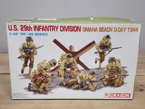 Dragon 6211 U S 29th Infantry Division Omaha Beach DDay 1944 1/35 Scale 1:35 DML